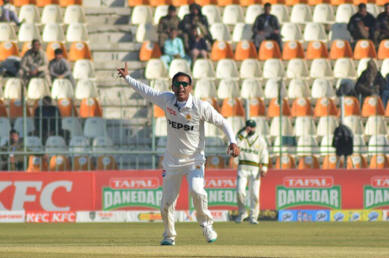 Noman hat-trick skittles West Indies for 163 after Motie's fighting fifty