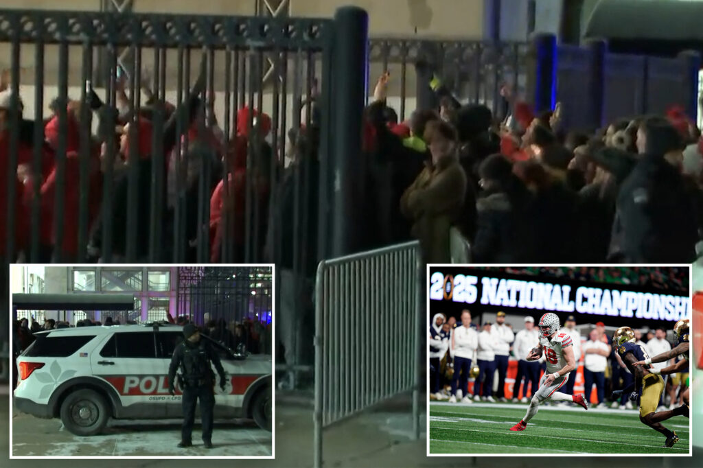 Ohio State fans break into Ohio Stadium after teams thrilling National Championship win over Notre Dame