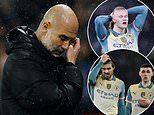 Pep Guardiola and FIVE Man City stars are given BRUTAL ratings by L'Equipe - as one favourite is accused of 'DISAPPEARING' in horror show at PSG
