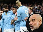 Pep Guardiola claims 'the old Man City' are NOT back despite beating West Ham 4-1 - as Kevin De Bruyne calls for more support from fans