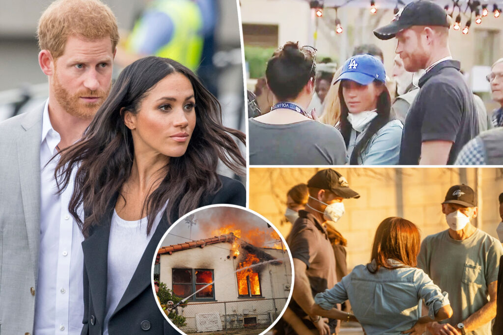 Prince Harry, Meghan Markle spotted helping LA wildfire victims after opening Montecito home to evacuees
