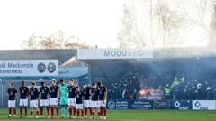 Ross County condemn fans' jeers during Law silence