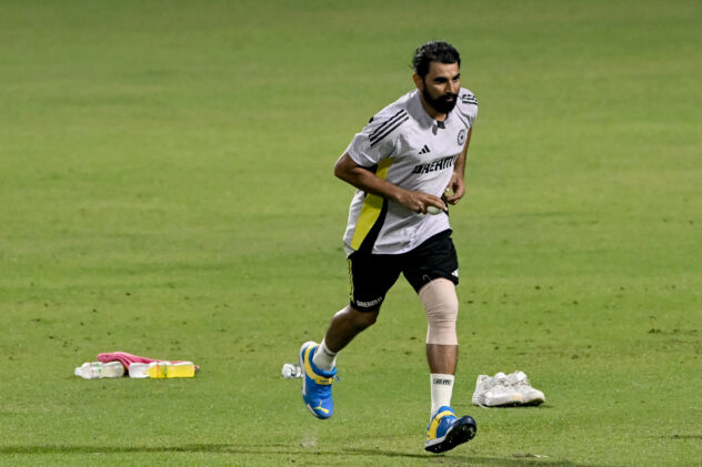 Shami puts in the hard yards at India's first training session ahead of England T20Is