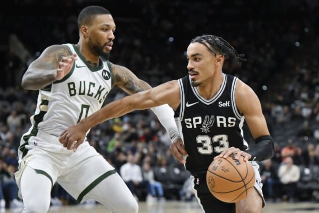 Spurs share fun moment of singing ‘Happy Birthday’ to guard Tre Jones