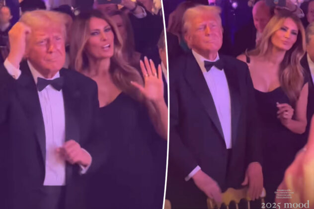 Watch Donald, Melania Trump sing and dance to ‘YMCA’ during New Year’s Eve party at Mar-a-Lago