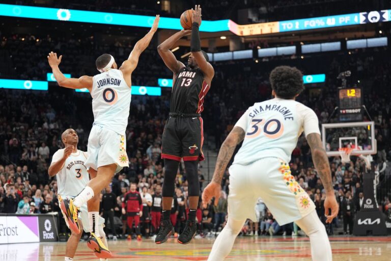 A Bam buzzer-beater downs the Wemby-less Spurs