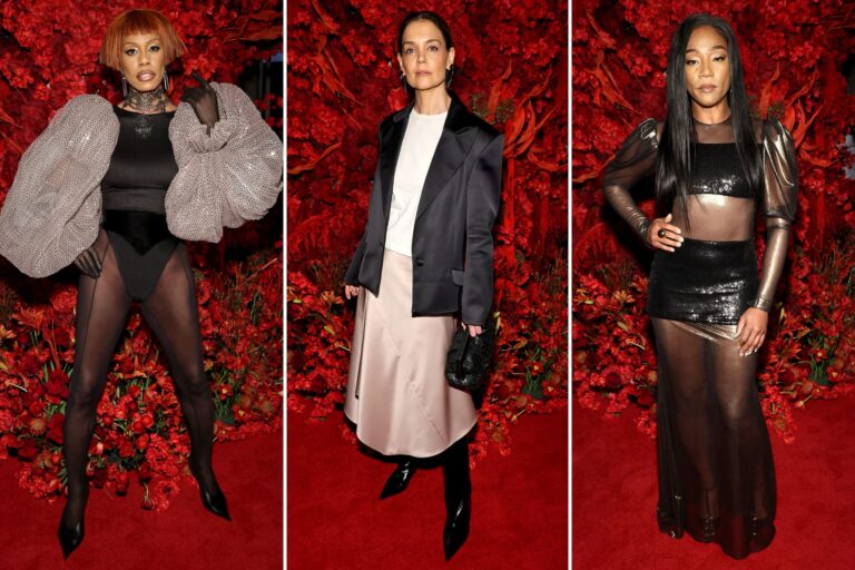 All the celebrities at NYFW February 2025: Katie Holmes, Laverne Cox, more