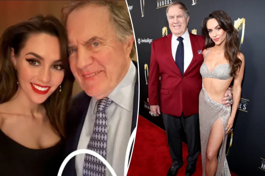 Bill Belichick cozies up to girlfriend Jordon Hudson, 23, in new selfie: ‘Birds of a feather’