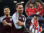 Champions League draw: Who could Liverpool, Arsenal and Aston Villa face in round of 16 following conclusion of the play-offs?