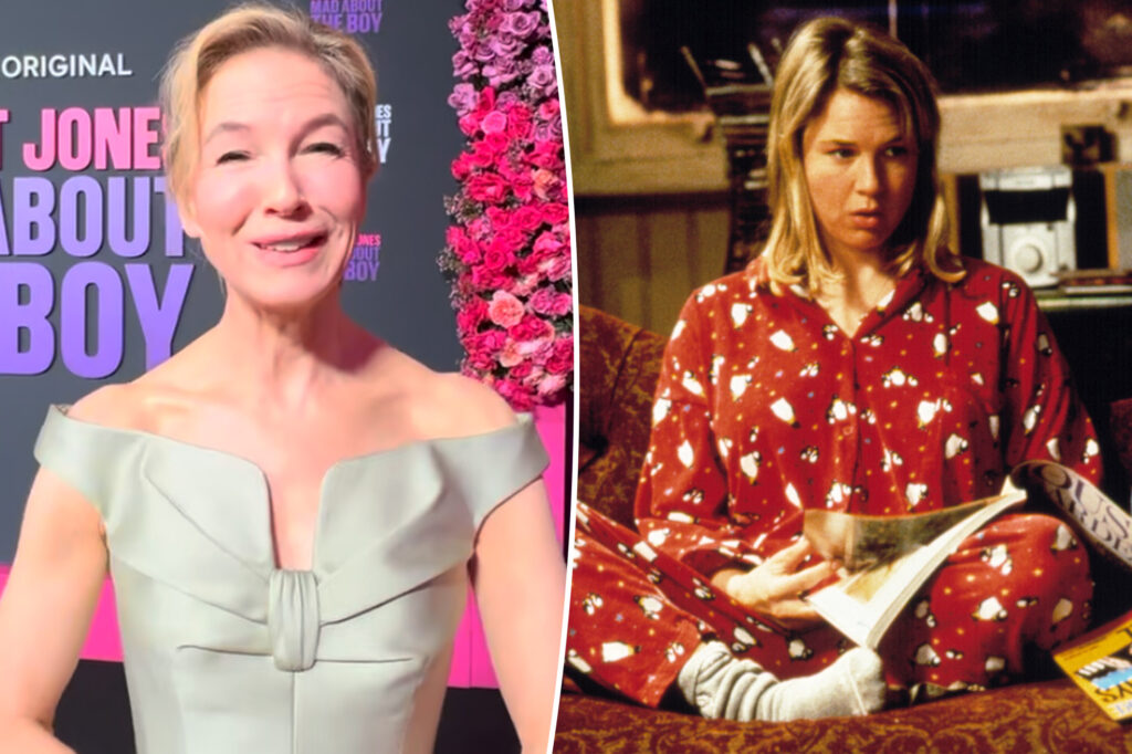 ‘Clumsy’ Renée Zellweger explains why she relates to Bridget Jones’ ‘fake it ‘til you make it’ mantra