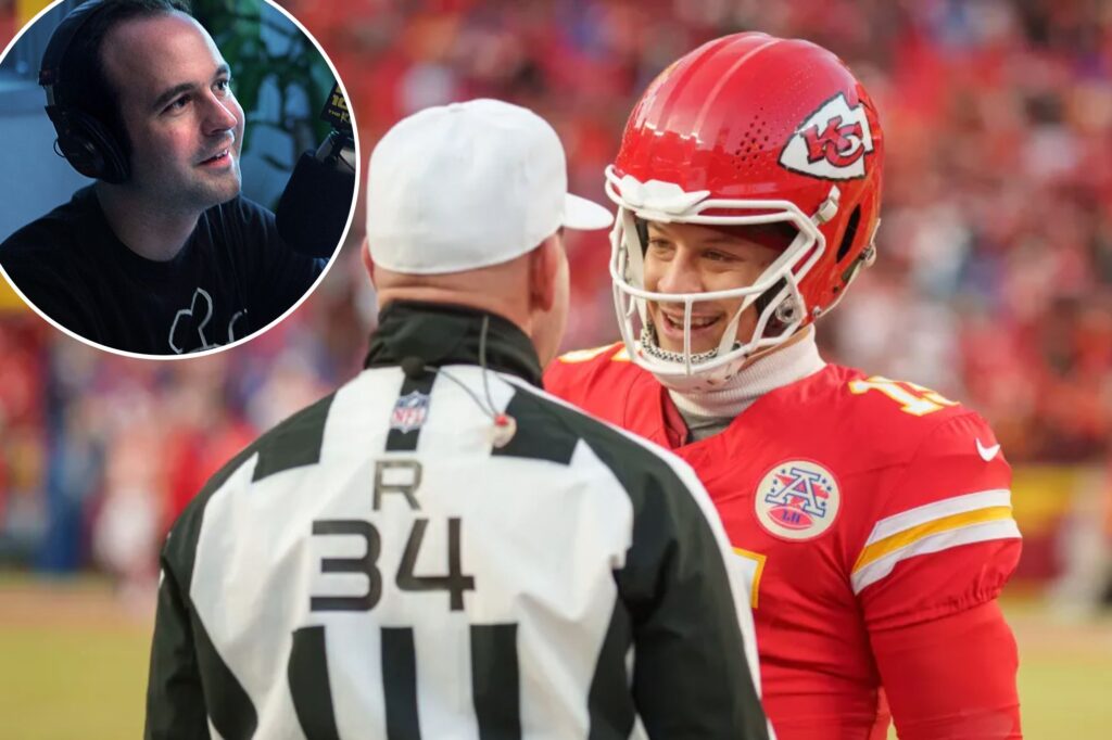 Fired Boston radio host trolls Patrick Mahomes, Travis Kelce over ref drama at Super Bowl 2025