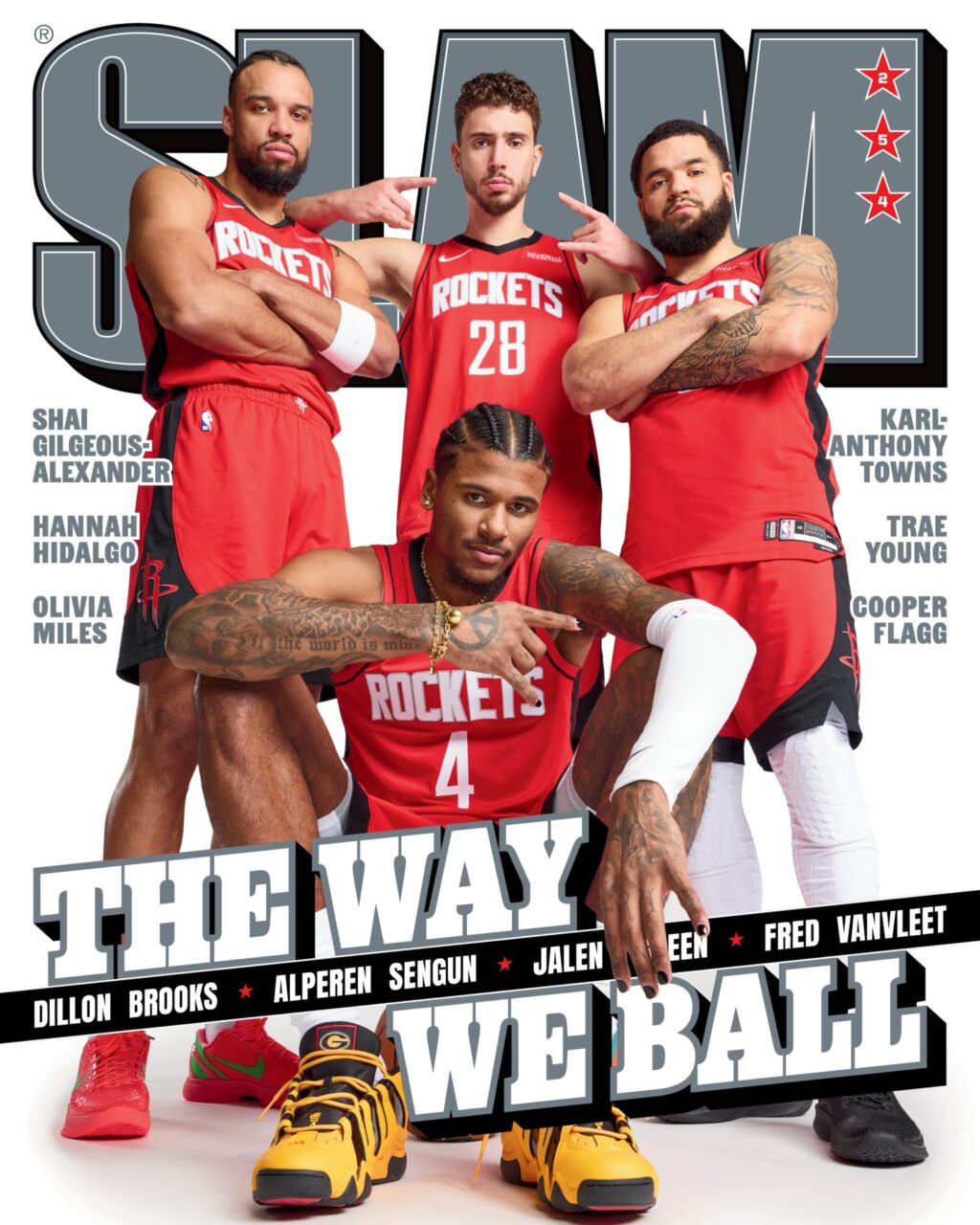Houston Rockets Cover SLAM 254