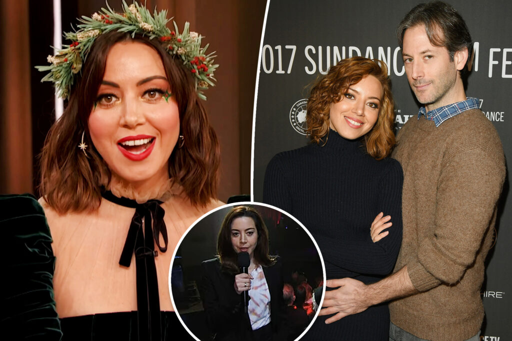 How Aubrey Plaza paid tribute to husband Jeff Baena during ‘SNL 50’ anniversary special