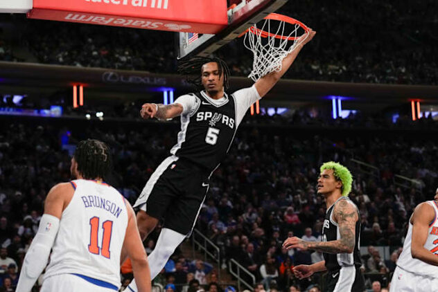 ‘I’m super confident’: Spurs rookie Stephon Castle to compete in NBA All-Star 2025 Slam Dunk Contest