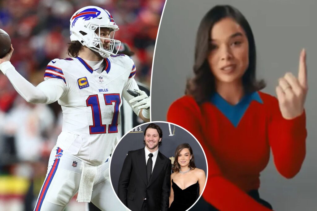 Josh Allen’s fiancée Hailee Steinfeld savagely roasts Bills’ AFC East rivals