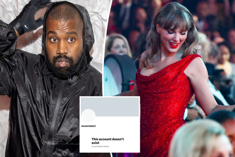 Kanye West deletes X account after taking a parting shot at longtime nemesis Taylor Swift: ‘Logging out’