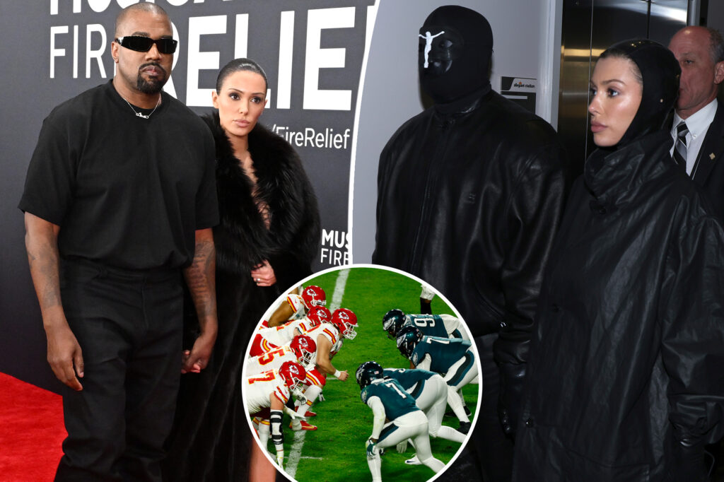 Kanye West hints he and Bianca Censori are going to Super Bowl 2025 after shocking Grammys stunt