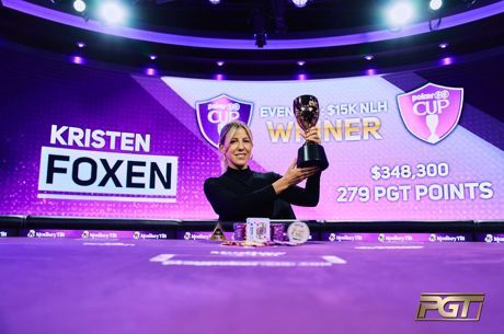 Kristen Foxen Wins $15K PokerGO Cup Event; Erik Seidel Out in 4th