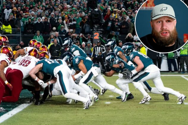 Lane Johnson’s telling reaction as team trying to kill Eagles’ tush push revealed