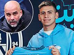 Man City finally unveil Argentine wonderkid dubbed the 'next Messi' - 13 MONTHS after signing him