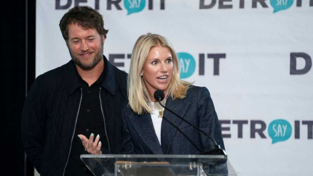 Matthew Stafford's wife Kelly doesn't hold back about their uncertain future with the Rams, willingness to 'move my family'