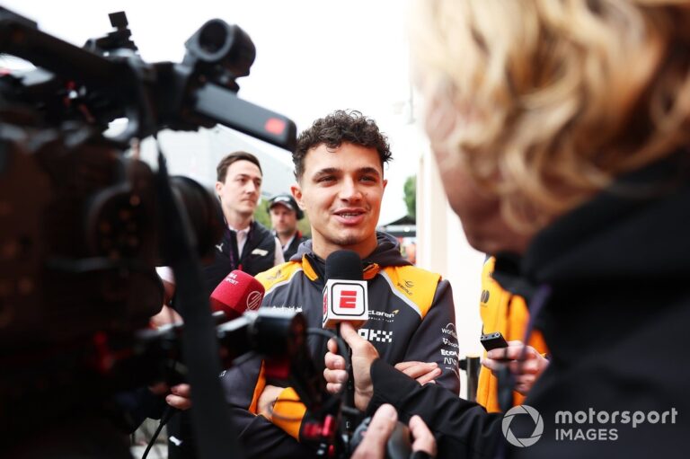 Norris: McLaren MCL39 "in same ballpark" as 2024 car, but rear end should improve