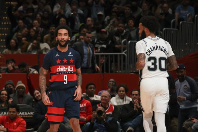 Open Thread: The Champagnie on Champagnie crime in Spurs vs. Wizards