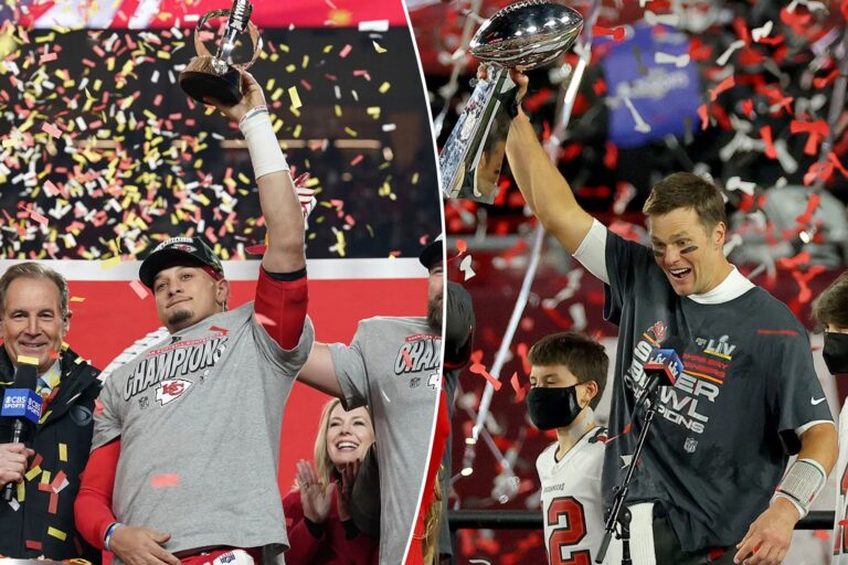 Patrick Mahomes’ quest to dethrone Tom Brady as Super Bowl king might forever go unfulfilled