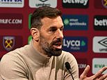 Ruud van Nistelrooy slams Leicester's 'passive' first half performance in 2-0 defeat at West Ham but insists his team are 'still in the fight' to stay up