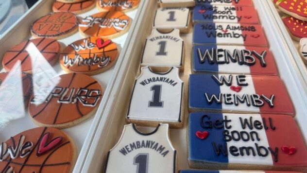 San Antonio business debuts Wembanyama-themed cookies after season-ending injury
