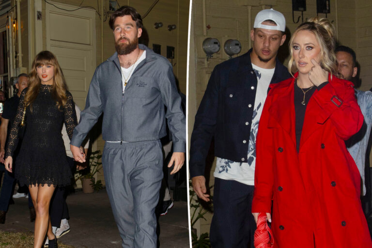 Taylor Swift and Travis Kelce go on double date with Patrick and Brittany Mahomes in New Orleans ahead of Super Bowl 2025