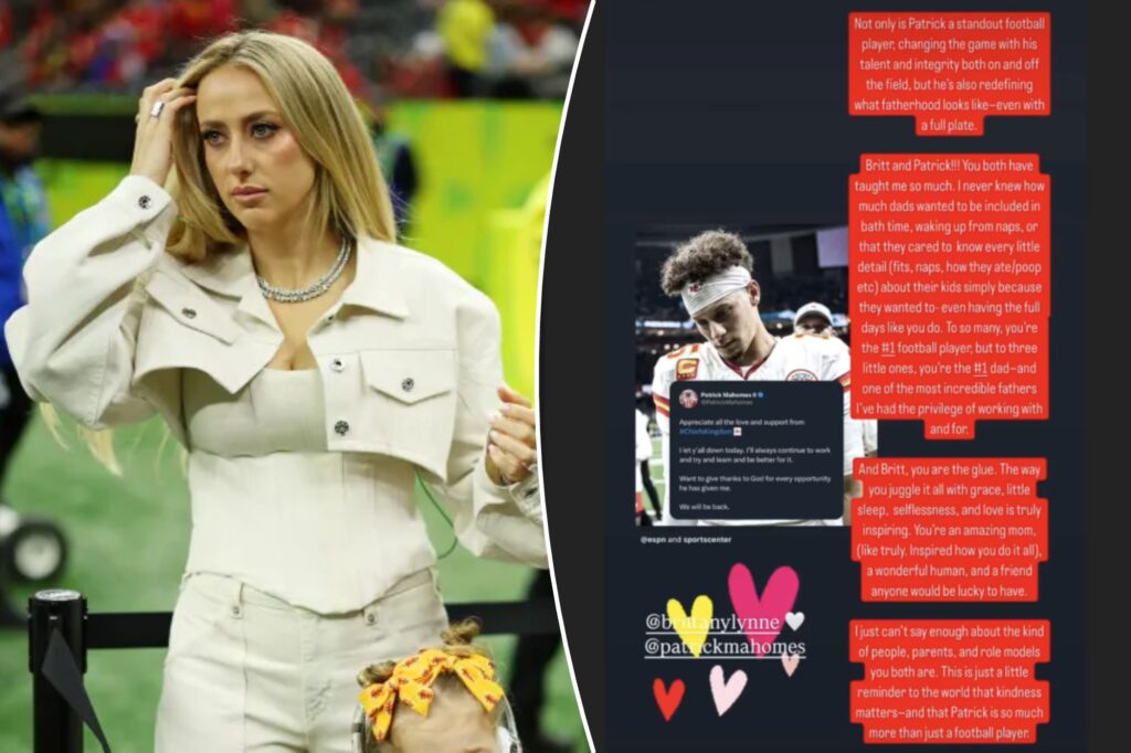 The Instagram post that had Brittany Mahomes ‘crying’ after Super Bowl agony