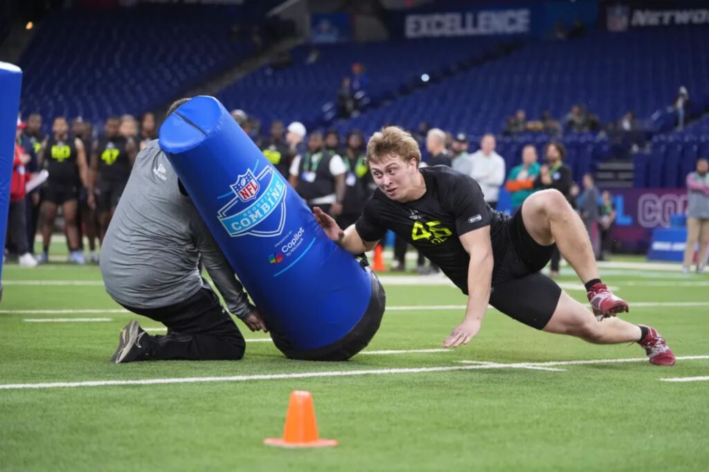 There is a slipping problem at the NFL combine — here’s what’s behind it