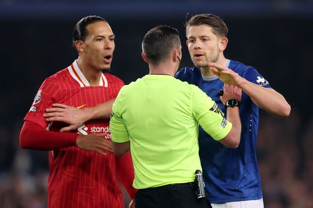 Virgil van Dijk shares 'strange' referee verdict as Liverpool promise made after Everton draw