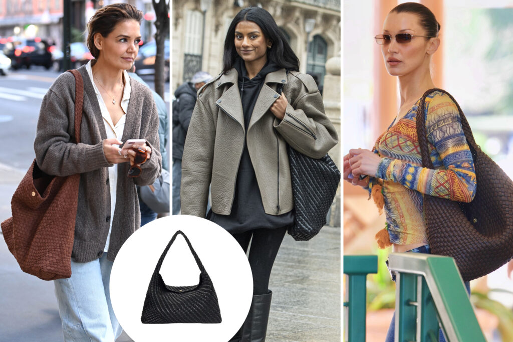 Bella Hadid just wore Katie Holmes’ bag that sold out 8 times and it’s $210 and under