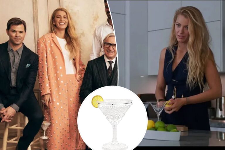 Blake Lively kicks off ‘Another Simple Favor’ dressing with nearly $6K martini purse