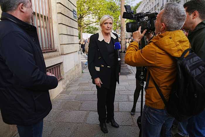 Could the verdict expected at French far-right party's trial end Marine Le Pen's political career?