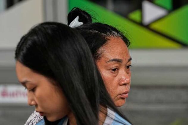 Families await news of missing workers at site of Bangkok building collapse