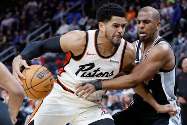 Pistons win again without Cunningham, beat Spurs 122-96 behind Sasser’s big game off bench