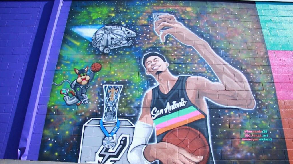 San Antonio Spurs' Wembanyama honored with new mural on North Side