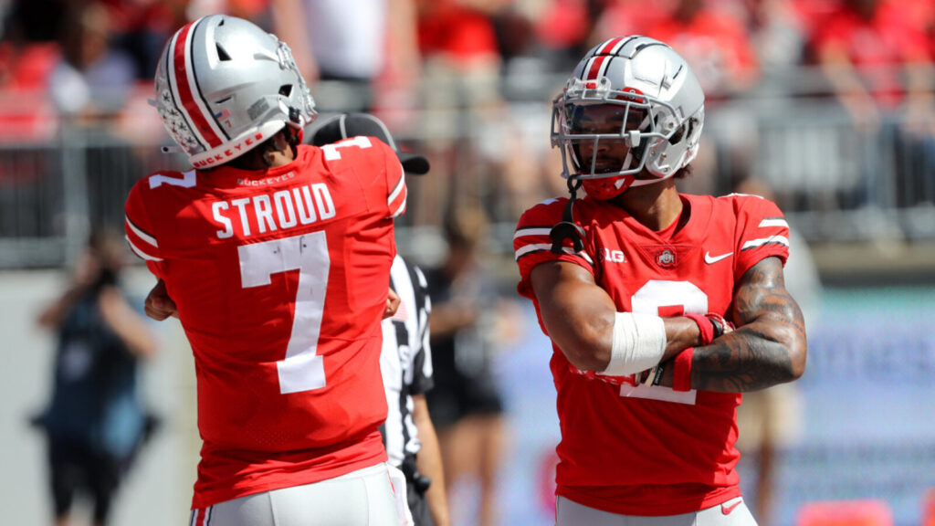 Star QB CJ Stroud and the Houston Texans could be eyeing a Buckeye reunion in the 2025 NFL Draft