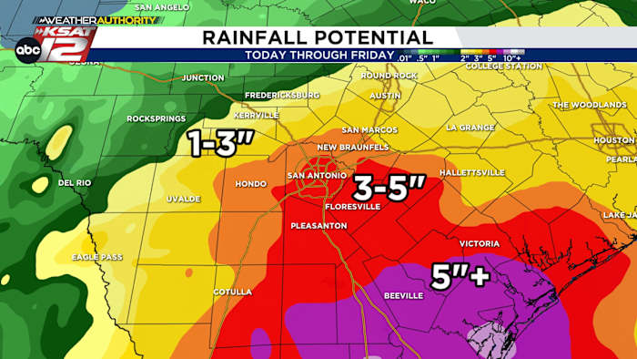 Storms to impact afternoon commute, more rounds of rain into Thursday