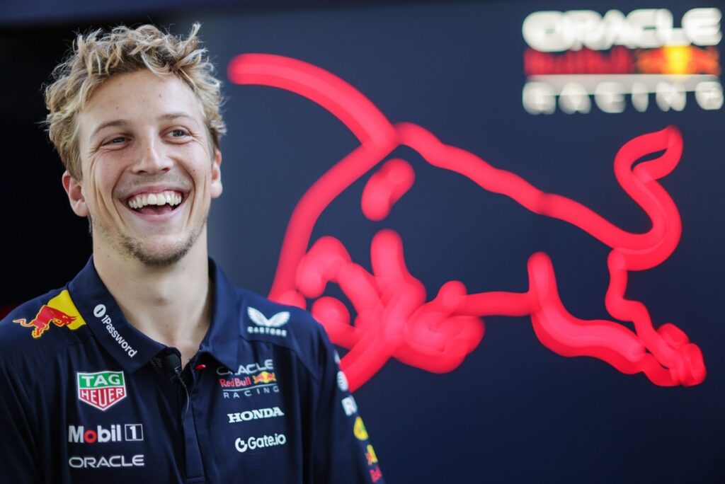 The story behind Liam Lawson’s unique logo