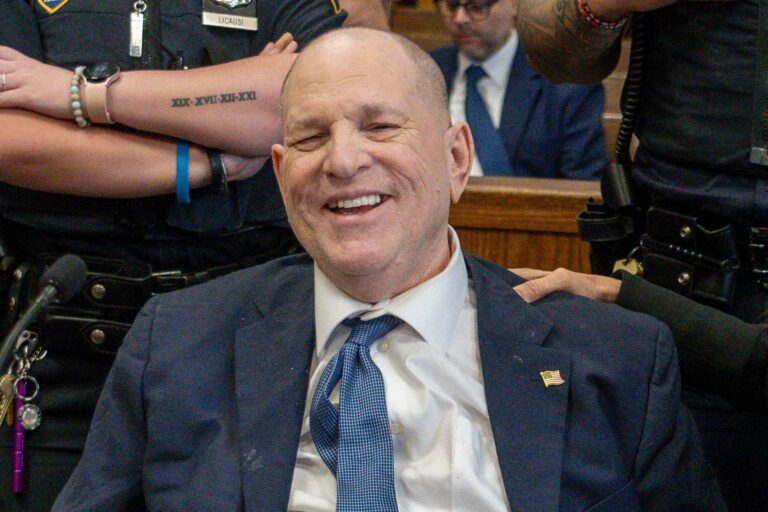 Why Harvey Weinstein showed off toothless grin in court — and is raving about ‘Antisemite of the Year’ Candace Owens from behind bars