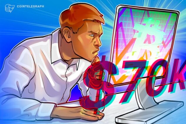 Bitcoin crash risk to $70K in 10 days increasing — Analyst says it’s BTC’s ‘practical bottom’