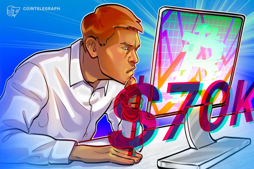 Bitcoin crash risk to $70K in 10 days increasing — Analyst says it’s BTC’s ‘practical bottom’