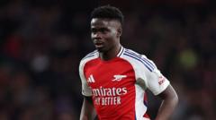 Break good for me mentally - Saka