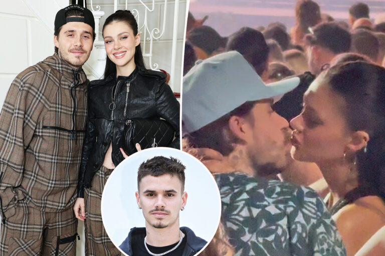 Brooklyn Beckham makes out with wife Nicola Peltz at Coachella 2025 amid sibling drama with brother Romeo