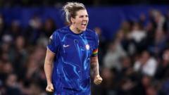 Chelsea captain Bright makes 200th WSL appearance