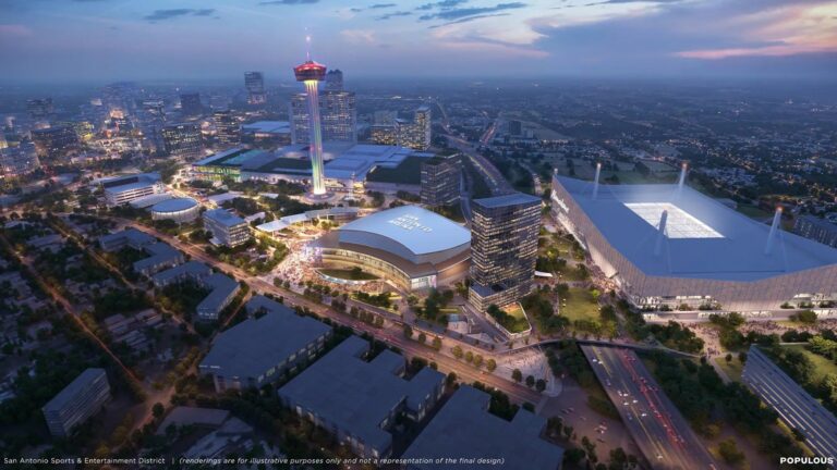 City of San Antonio, Bexar County unite with the Spurs to sign MOU for downtown sports and entertainment district
